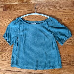 LOFT Green Short Sleeve Top